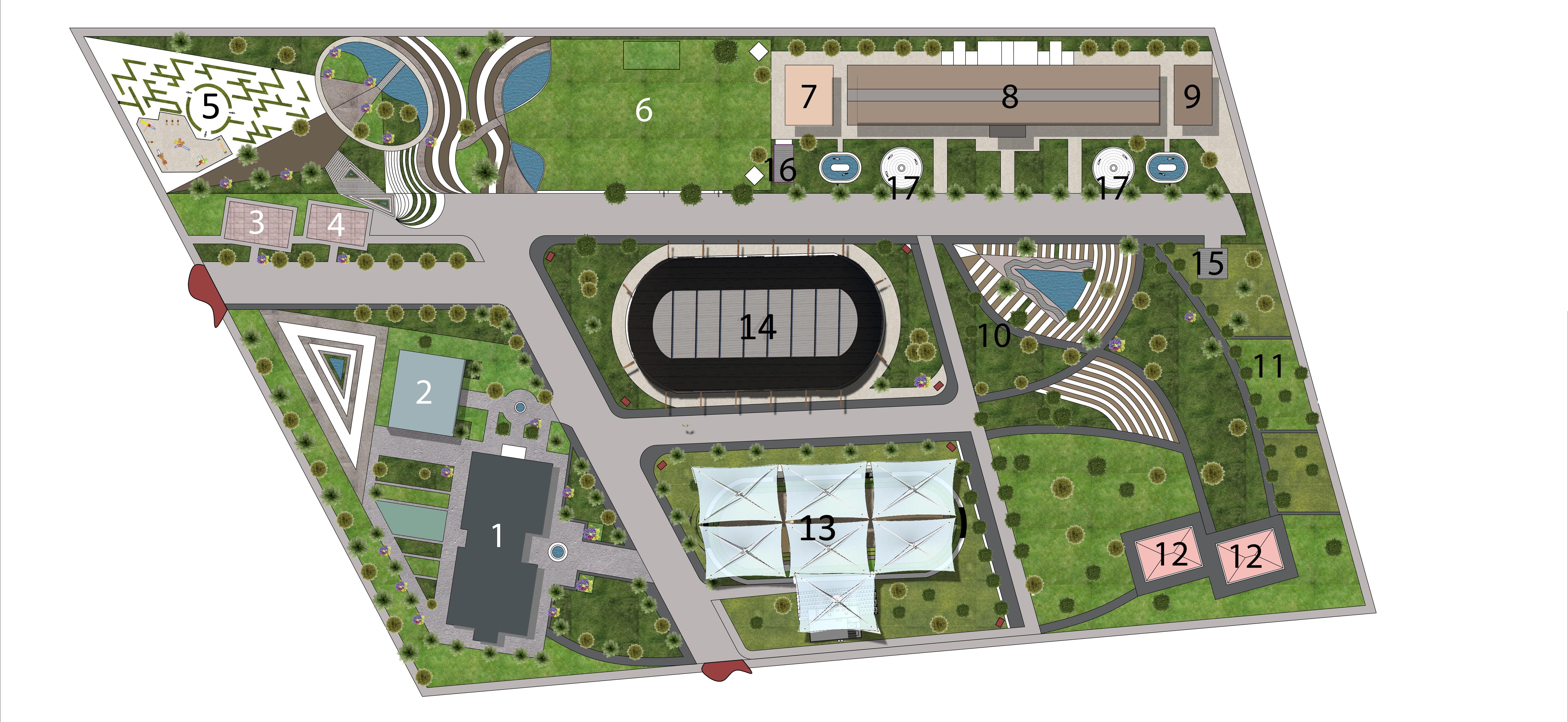 Block Arte | Horse Farm Complex & Villa -Doha