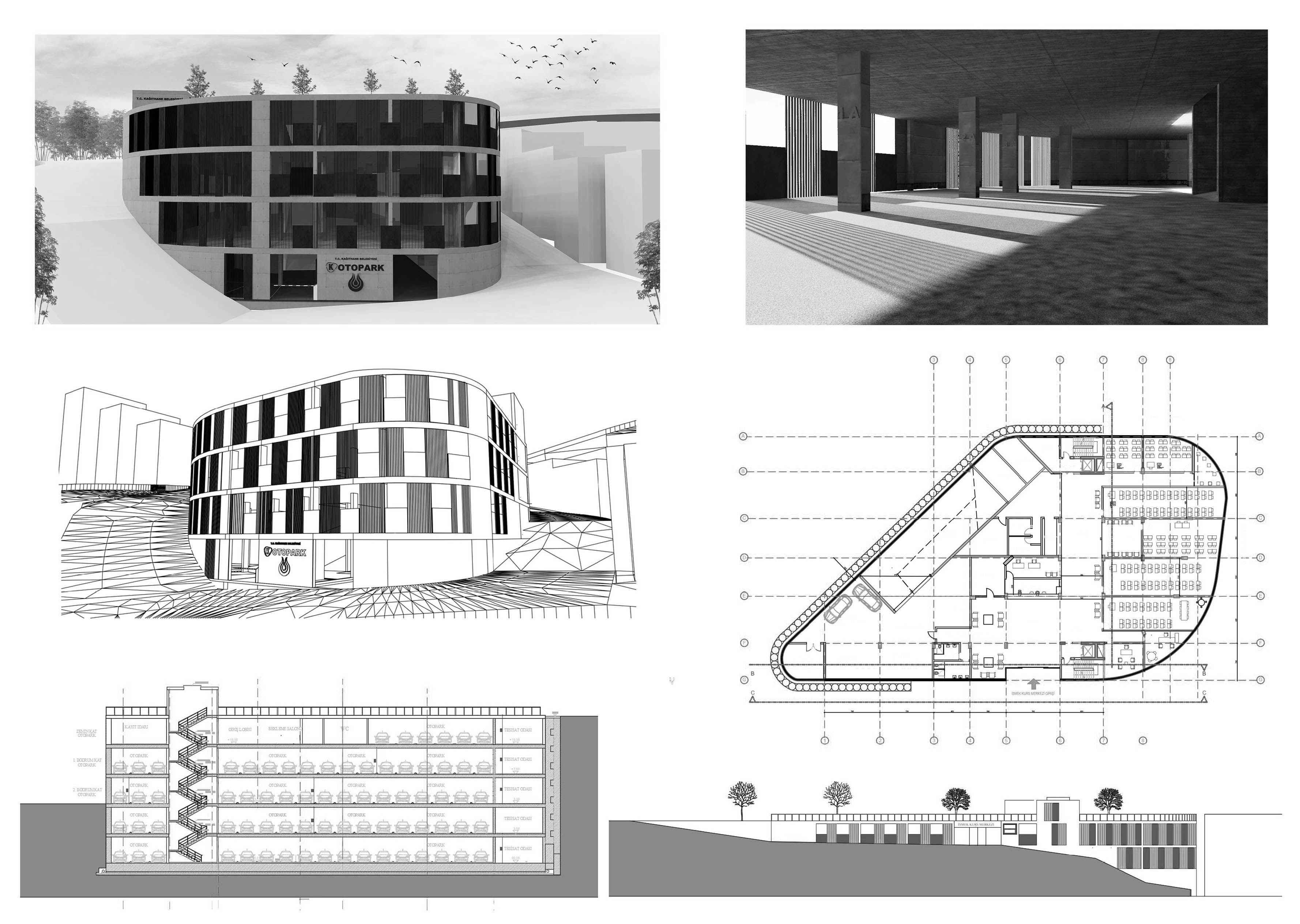Block Arte | Public space & Parking ,Istanbul Kağıthane Mun.